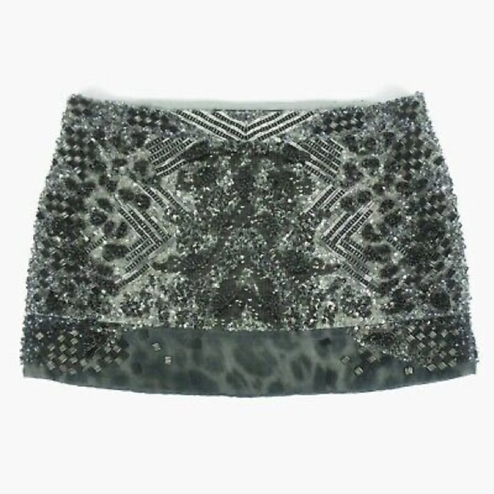 All Saints Viper Beaded Skirt